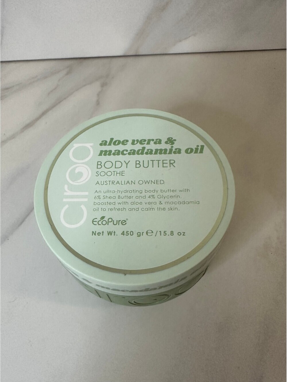 Ciroa Aloe Vera & Macadamia Oil body butter (Soothe)